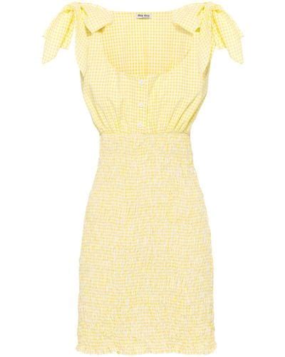 yellow miu miu dress|miumiu dresses sale.